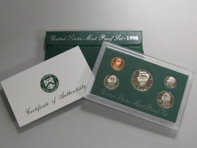 Набор от пробни монети, Монетен двор на САЩ 1998 година на издаване