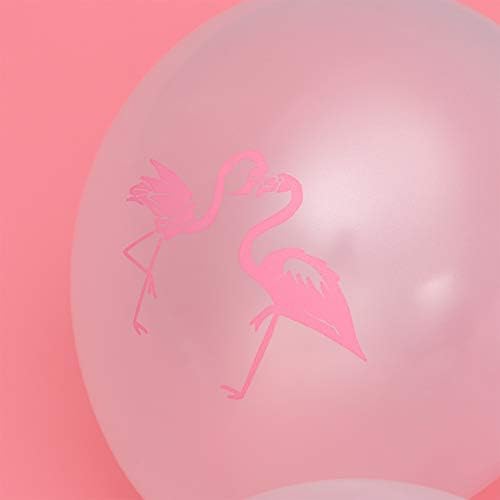 40 парчета е 12 Инча Хавайски Латексови балони с принтом Кактус и Фламинго, балони, Комплект бижута За Лятна Тематични партита,