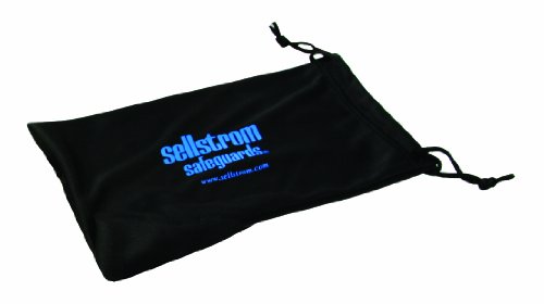 Защитни очила Sellstrom, Чанта за защитни очила от микрофибър с шнурком, Черни, S79904
