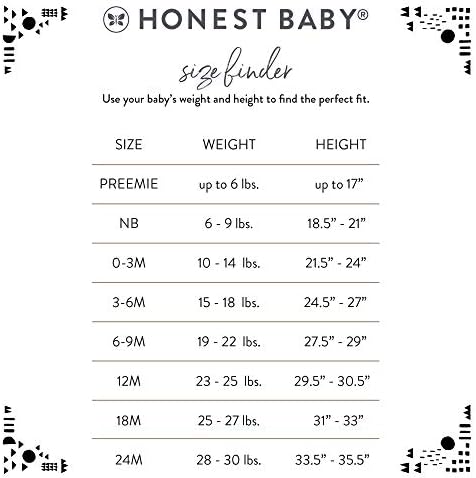 HonestBaby унисекс -детски Гащеризон от Органичен Памук в 2 опаковки