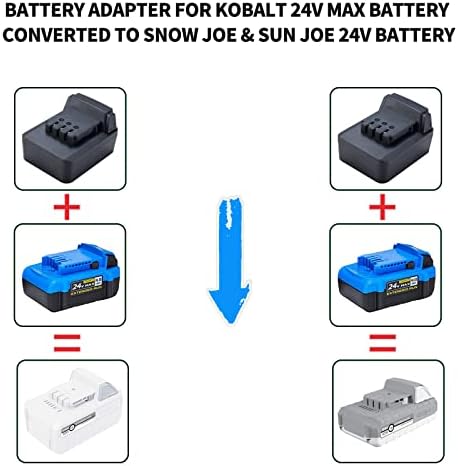 Адаптер Преобразувател за батерията Kobalt 24V Max KB624-03 KB524-03 KB424-03 KB224-03 KB124-03 и за батерията, електрически