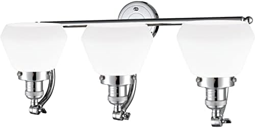 Иновации 515-3W-PC-G171-Ретро led лампа за баня с регулируема яркост на 3 лампи, Полиран Хром