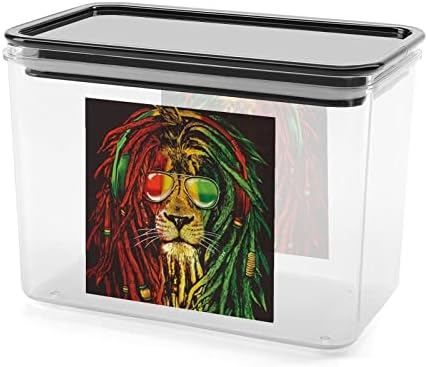 Контейнер за съхранение на храна Rasta Lion Пластмасови прозрачни кутии за съхранение с уплътнителен капак