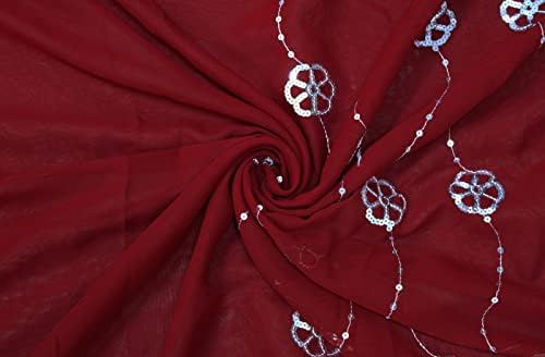 Реколта многоцветни сари Peegli, комбинация от 2 материи за шивашки рокли с цветя и листа, индийското сари ръчно изработени,