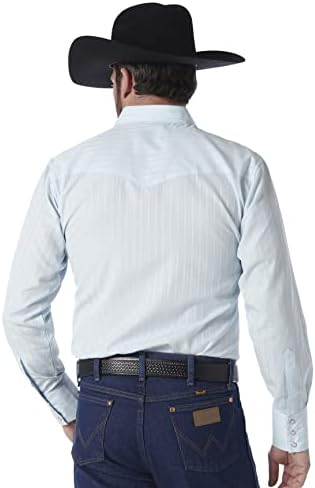 Мъжка спортна риза Wrangler в западен стил с два джоба и дълъг ръкав на бутоните
