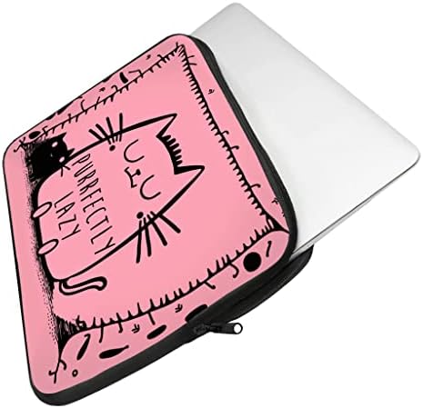 Калъф за Mac Book Pro 16 с идеална двустранен печат - Калъф за лаптоп Lazy Cat - Калъф за Mac Book с изображение на Котка