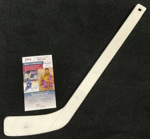 Мики Редмънд подписа Пластмасови мини-клюшку Детройт Ред Уингс JSA COA - Стик за хокей в НХЛ с автограф