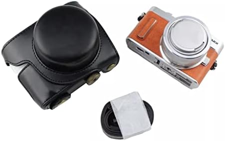 SDEWFG Унисекс За пътуване, Точно кацане по цялото тяло, калъф за цифров фотоапарат от изкуствена кожа, чанта, водоустойчив калъф (Цвят: кафе, Размер: един размер)