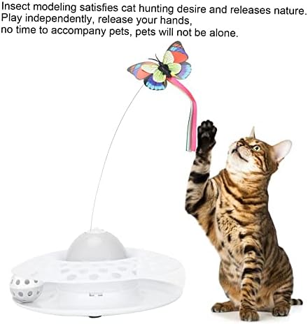 AUZMPIHT Зарадвайте Своята котка на електрическата ни въртяща се играчка от пера - Добра интерактивна и автоматично