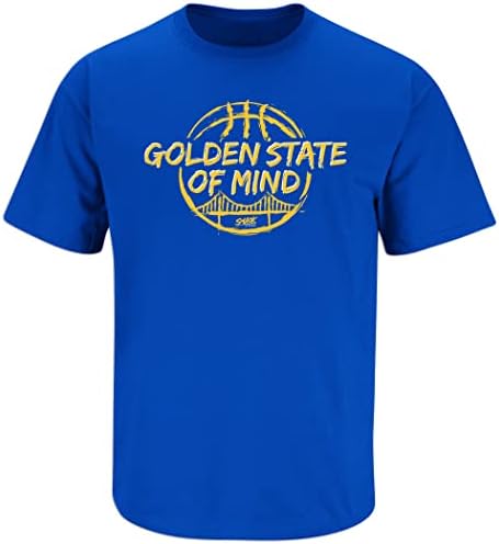 Тениска Golden State of Mind за феновете на Golden Баскетбол (SM-5XL)