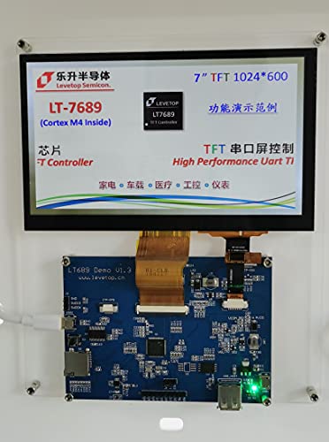 Демонстрационни комплекти Anncus LT7689 с 7-инчов TFT-панел 1024 * 600 + CTP, панел, RGB, демонстрационным интерфейс - (Цвят: