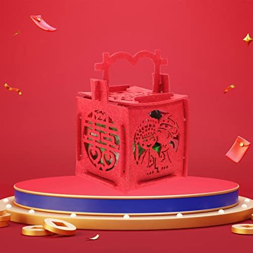 Sosoport Китайски Бонбони Китайски Бонбони 10шт Кутии за Подаръци за Сватба парти, Кутии за Сватбени шоколадови