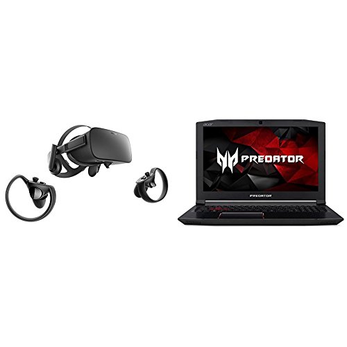 Система за виртуална реалност Oculus Rift + Touch и комплект геймърски преносими компютри Acer Predator Helios 300