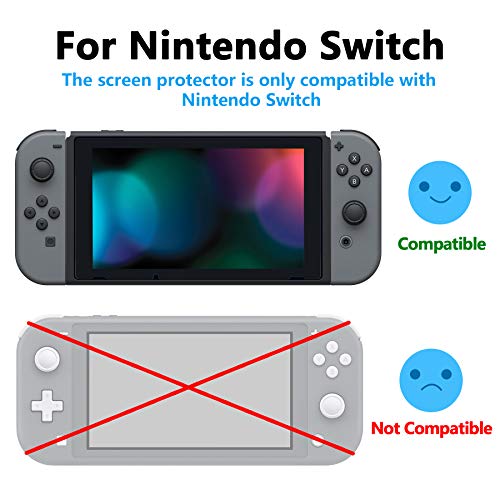 Изключително Ярка Защитно фолио за екрана + заден панел + Бутон на корпуса на преносим контролер NS Joycon за Nintendo Switch, работа на смени обвивка за Nintendo Switch със собственит