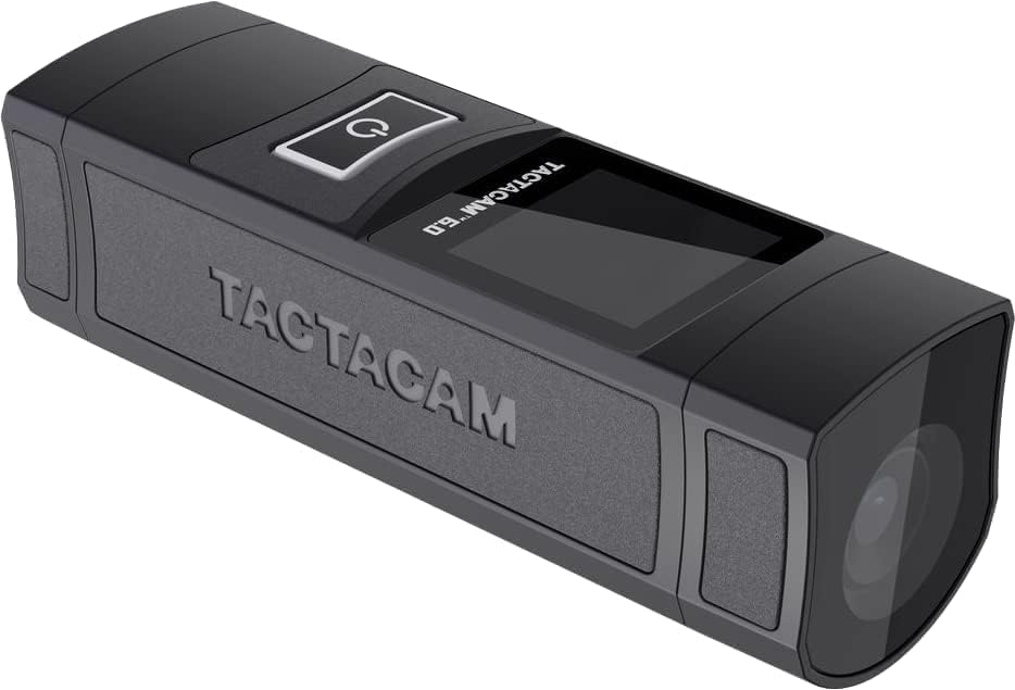 Екшън-камера Tactacam 6.0, 4k 60 кадъра в секунда, 8-кратно увеличение, Водоустойчив, Вградена стабилизация на изображението,