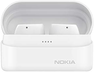Слушалки Nokia Power накрайници за уши Lite - Бял - Водоустойчив - Гъвкав Bluetooth батерията е 35 часа - Калъф