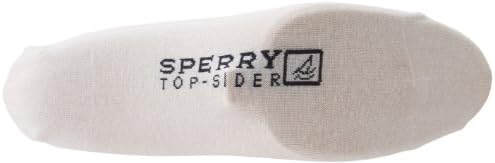 Мъжки чорапи Sperry 3 опаковки без подплата бял цвят