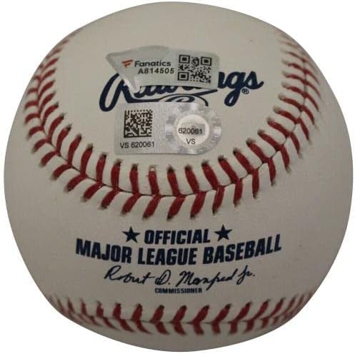 Крис Брайънт С Автограф на ФЕНОВЕТЕ OML Baseball Cubs Colorado Rockies 36109 - Бейзболни топки с Автографи