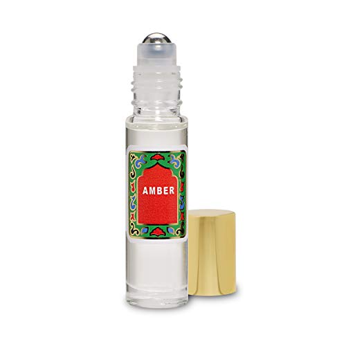 Парфюмерное масло Amber Perfume Oil Roll-On - Безалкохолни Парфюми за жени и мъже от Bobi Fragrances, 10 мл /