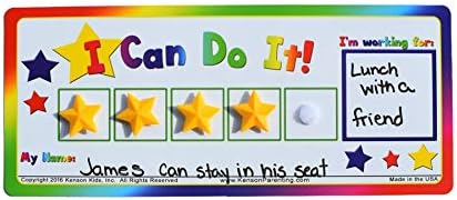 Децата Кенсона: Аз мога да направя това! Дъска за жетони. Цветни Магнитни таблицата с награди със Звездички похвалете и персонализирано поле цели. Отличен за деца о?