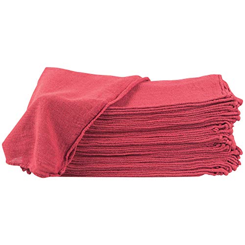 Кутия за горната част на опаковката Магазин кърпи, 14 x 14, Червена, 25 кг / калъф (Калъф 350 броя)