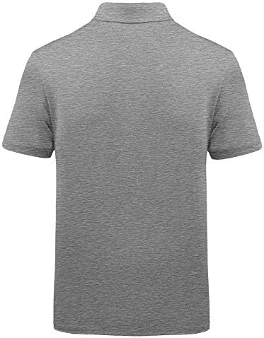 V VALANCH Мъжки Ризи с къси ръкави за Голф С Дълъг/Къс Ръкав, Абсорбиращи Влагата Спортни Летни Ризи