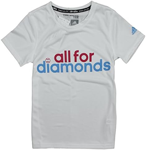 Тениска adidas-Big Girls for All Diamonds с къс ръкав Climalite Tee