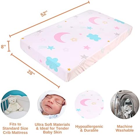 Комплекти спално бельо Baby Bees от 3 теми под формата на Звездички, за момчета и Момичета | Комплект Детско Спално бельо