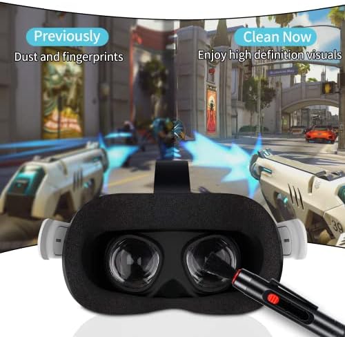 Комплект за почистване слушалки AKIKI VR, Комплект за почистване на лещи за Meta / Oculus Quest 2 Quest RiftS HTC Vive