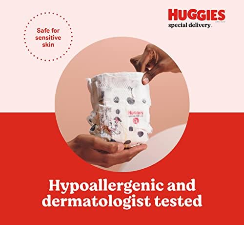 Хипоалергенни бебешки памперси 3-ти размер (16-28 паунда), Специална доставка на Huggies, Без ароматизатори, Безопасни