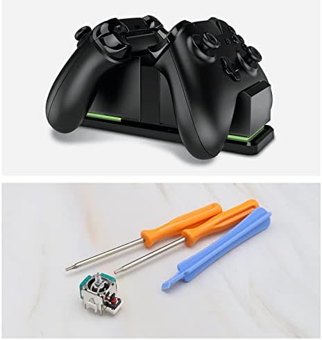 Комплект за ремонт на аналоговия контролер от 5 опаковки, Съвместим с 3D сензор-рока, Xbox One Елит 2 с Отвертка