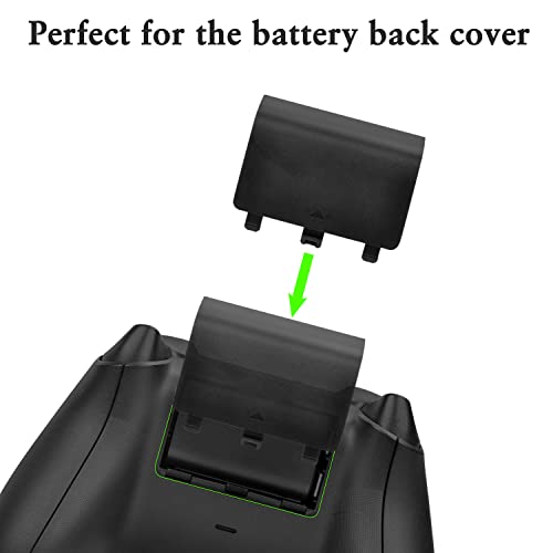 Капак на отделението за батерията Tectra 4 Pack, Съвместима с контролерите на Xbox One, Xbox One S, Xbox One X, делото