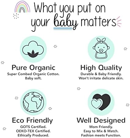 Lamaze Organic Baby/цели Пижама-участък от чист органичен Памук с крака за по-малките момчета, за малки бебета