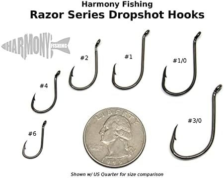 Риболовни куки Harmony серия Razor Dropshot (10 бр)