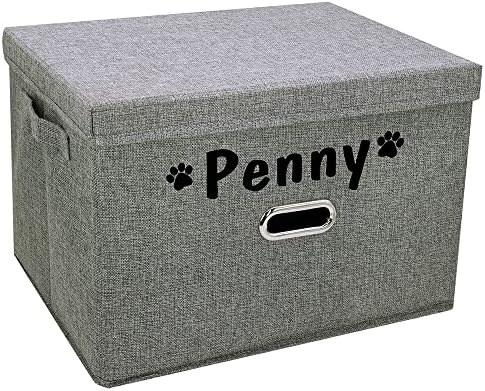 HHWY Персонални Кутия за съхранение на играчки за домашни любимци, Сгъваеми Кутии За играчки за Кучета, Кошница