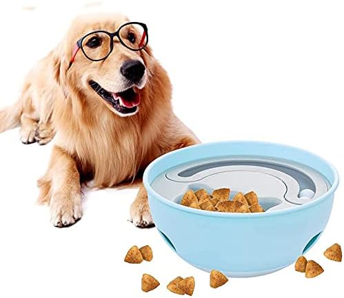 CPSUN Купа за бавно хранене 2 в 1 Купички за Бавно Хранене на Кучета Раздаване на Храна Ясла За домашни любимци Без Задушаване