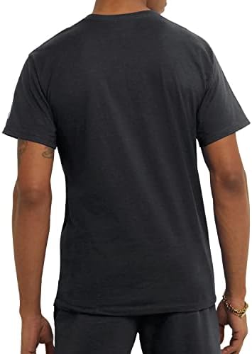 Мъжки t-shirt Шампион, Мъжки Памучен тениска с кръгло деколте, Мъжки t-shirt средно тегло, Графичен шрифт
