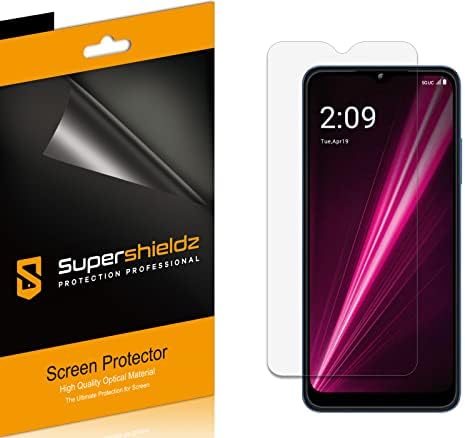 (6 опаковки) Supershieldz е Предназначен за защитно фолио T-Mobile Revvl 6 5G, прозрачен екран с висока разделителна способност