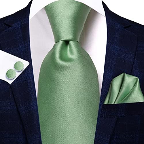Тъкани копринени вратовръзки, Hi-Вратовръзка за мъжете с Квадратна джоб и Запонками