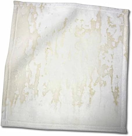 3dRose Florene Гръндж - Керамични кърпи с драскотини в стил Гръндж Бял на цвят с бели кърпи (twl-60505-1)