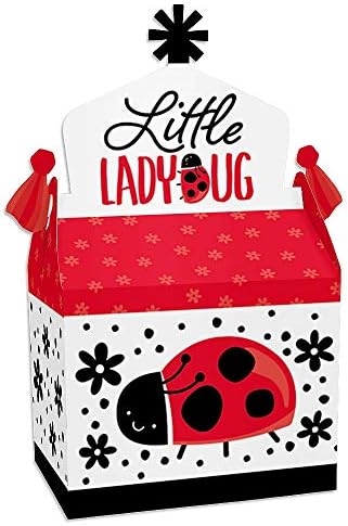 Голяма точка щастие Happy Little Ladybug - Подарък кутия за подаръци за парти - идеи за Подаръци, кутии за детската душа или