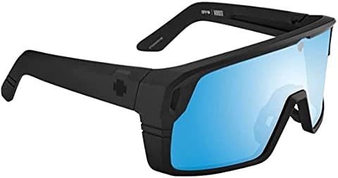 Слънчеви очила Spy Monolith Матово-Черни с Огледални лупа Happy Boost Polarized Ice Blue Spectra Огледални лещи