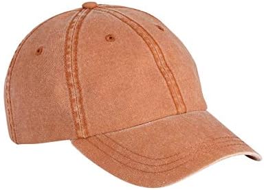 Спортна шапка, която е Боядисана пигмента - SP500 - Регулируем - Texas оранжево