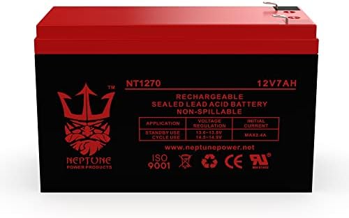 Нептун е Замяна за Powersonic PS-1270F1 12 Волта 7 Ампера Запечатани Оловно-Киселинната Батерия FedEx 2 Ден