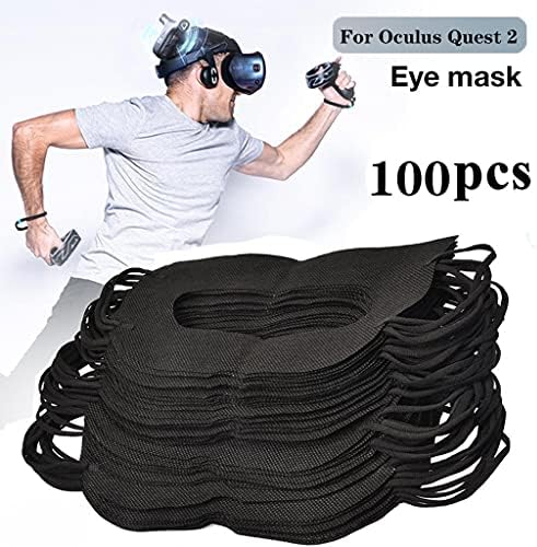 За еднократна употреба Очила KXL 100PcsVR Eye M-ask-Черен За Oculus Quest 2 VR