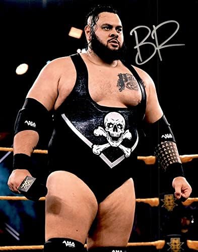 Бронсън Рийд Подписа WWE NXT, Стои На Ринга 8x10 Снимка на ДЖОН - Снимки Рестлинга С автограф