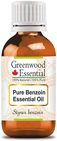 Етерично масло Greenwood Essential Чист Бензоин (Styrax Benzoin) Натурално Лечебно Парно Дистиллированное 1250 мл (42,2