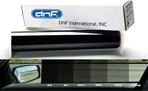 DNF Automotive + Фолио за тонизиране на прозорци за дома 1 СЛОЙ черен 35% 36 x 50 метра - Безплатен стъргало