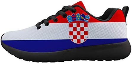 owaheson Флаг Хърватия Мъжки Амортизационен Маратонки За Бягане, Спортни обувки за Тенис За разходки, Модерни