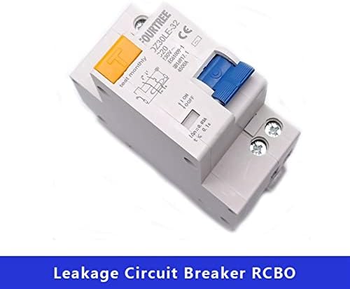 TEDDO 1 бр. ключ DPNL DZ30L 230-1 P + N със защита от претоварване работен ток и късо съединение RCBO MCB (Размер: 25A)
